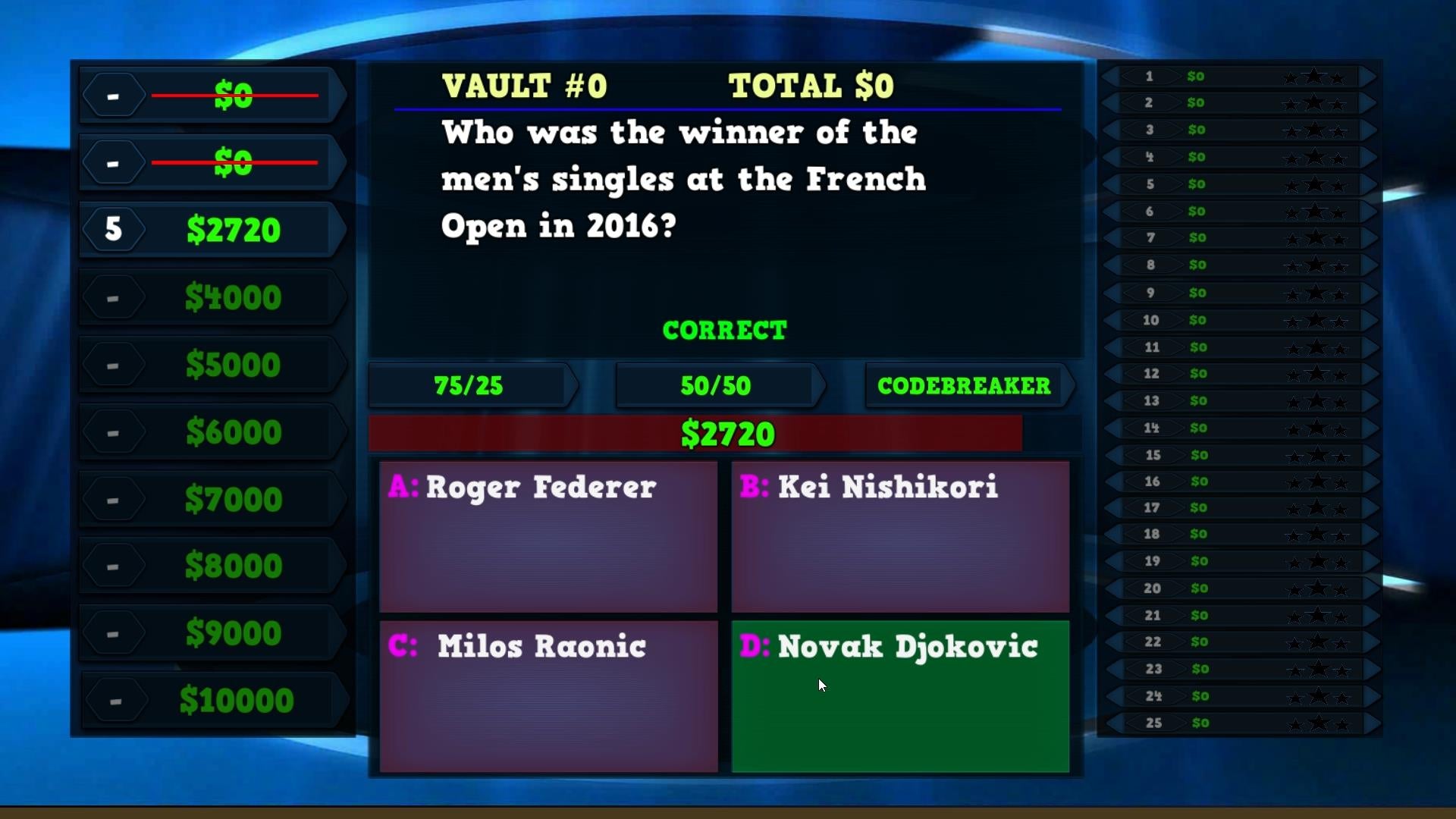 Buy Trivia Vault Tennis Trivia Steam Key Default Title Steam key – fast digital delivery | Volt Keys