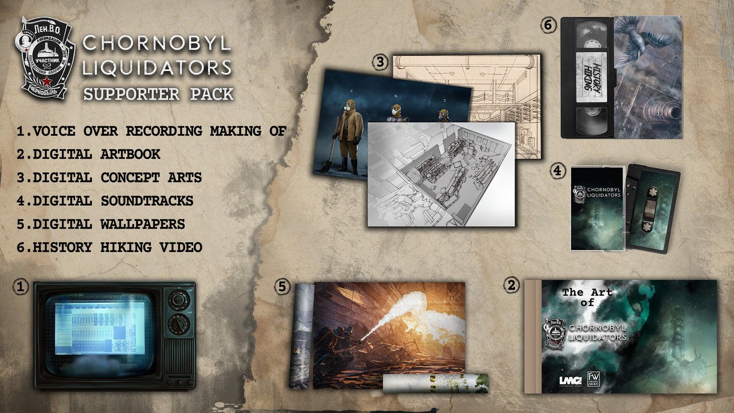 Chornobyl Liquidators - Supporter Pack DLC PC Steam Key