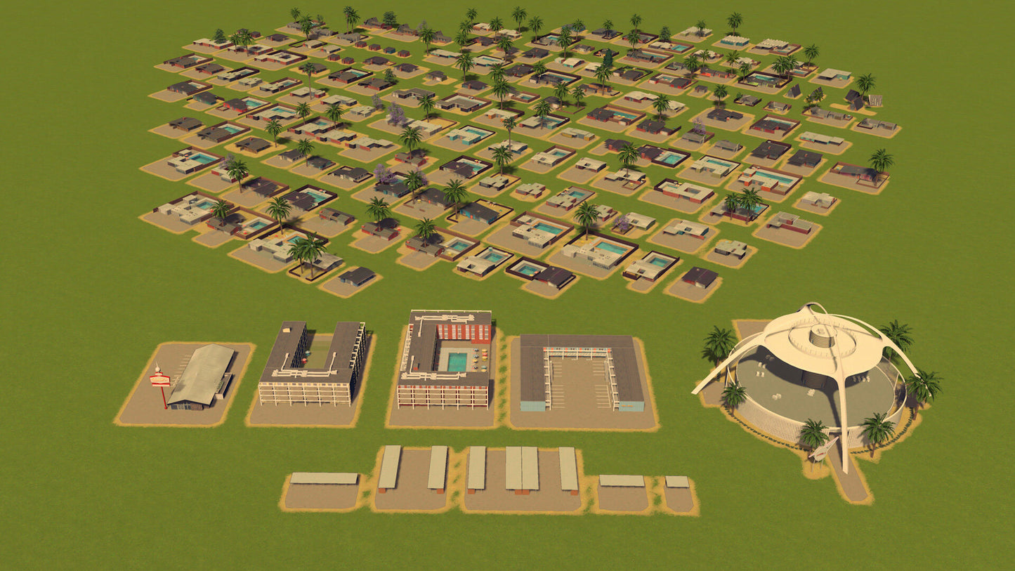 Buy Cities: Skylines - Content Creator Pack: Mid-Century Modern DLC EN Language Only Steam Key Default Title Steam key – fast digital delivery | Volt Keys