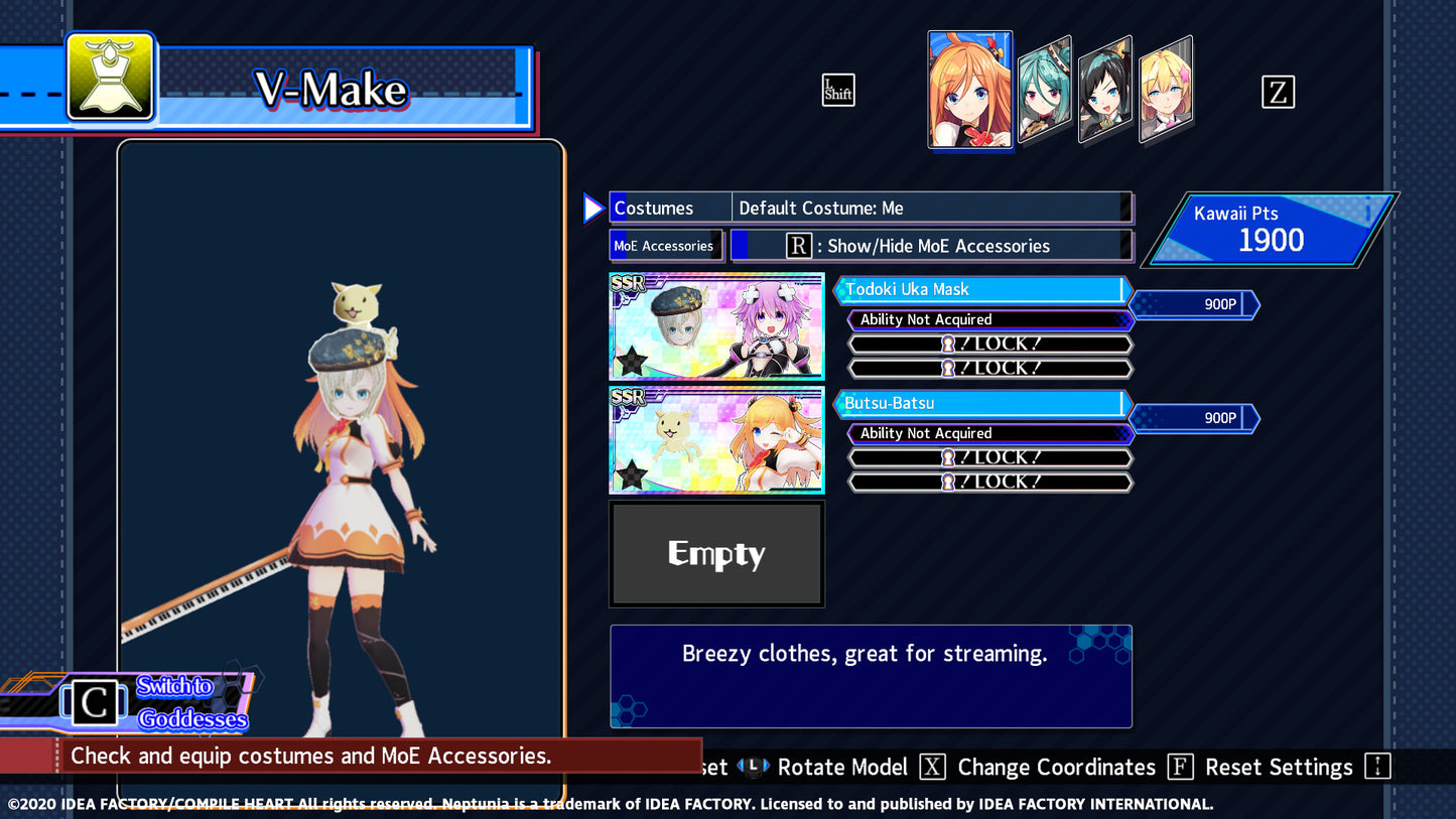 Neptunia Virtual Stars - Todoki Uka Pack DLC PC Steam Key