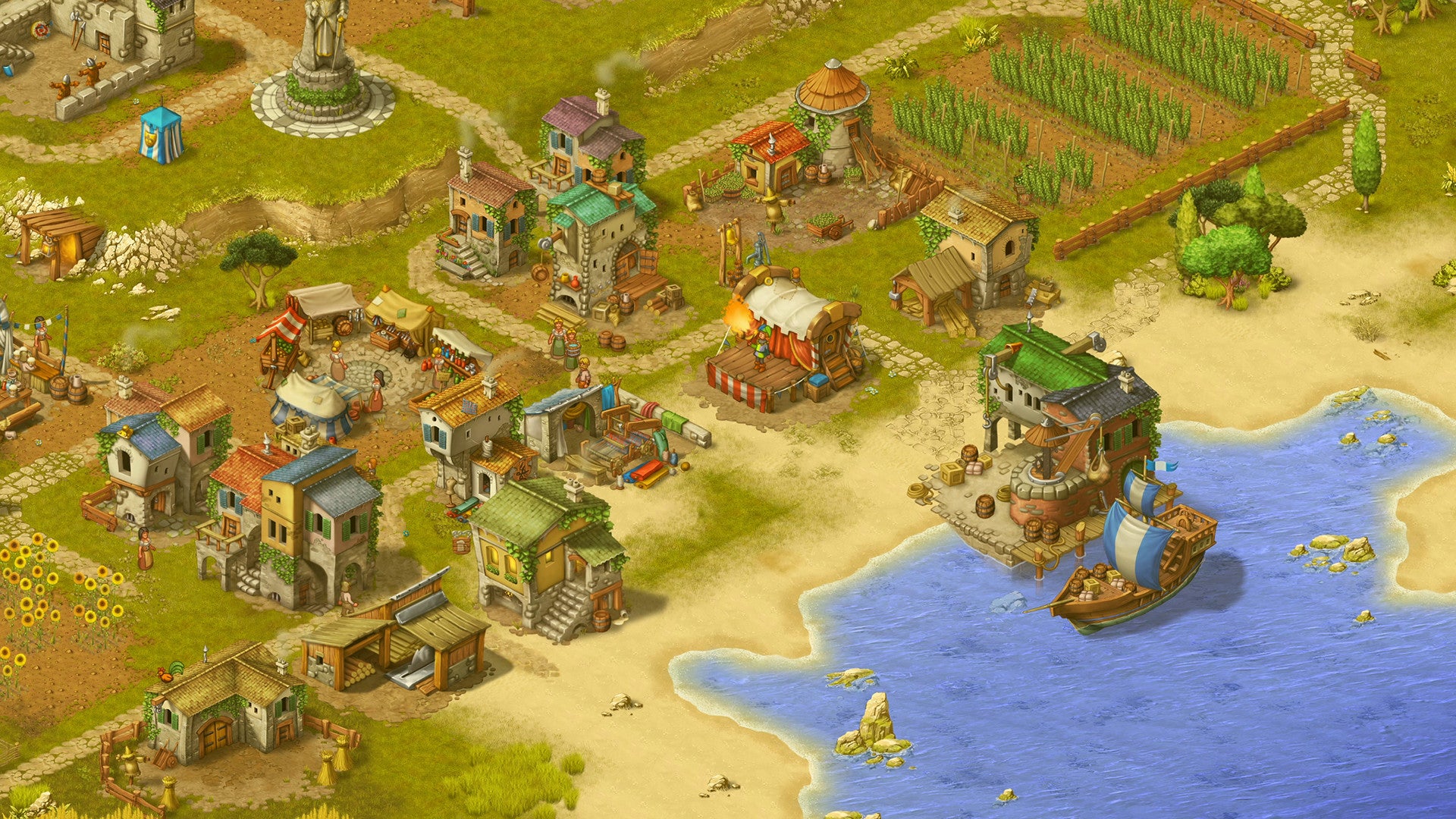 Buy Townsmen - A Kingdom Rebuilt: The Seaside Empire DLC Steam Key Default Title Steam key – fast digital delivery | Volt Keys