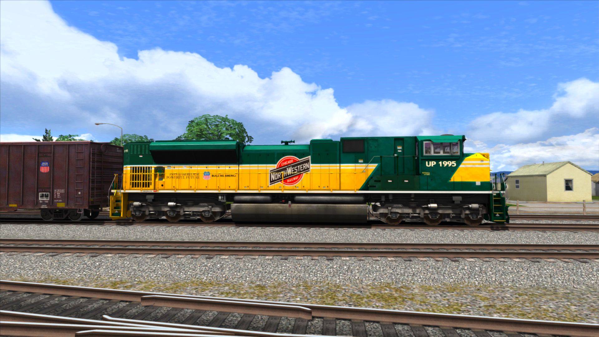 Buy Train Simulator - Union Pacific Heritage SD70ACes Loco Add-On DLC Steam Key Default Title Steam key – fast digital delivery | Volt Keys