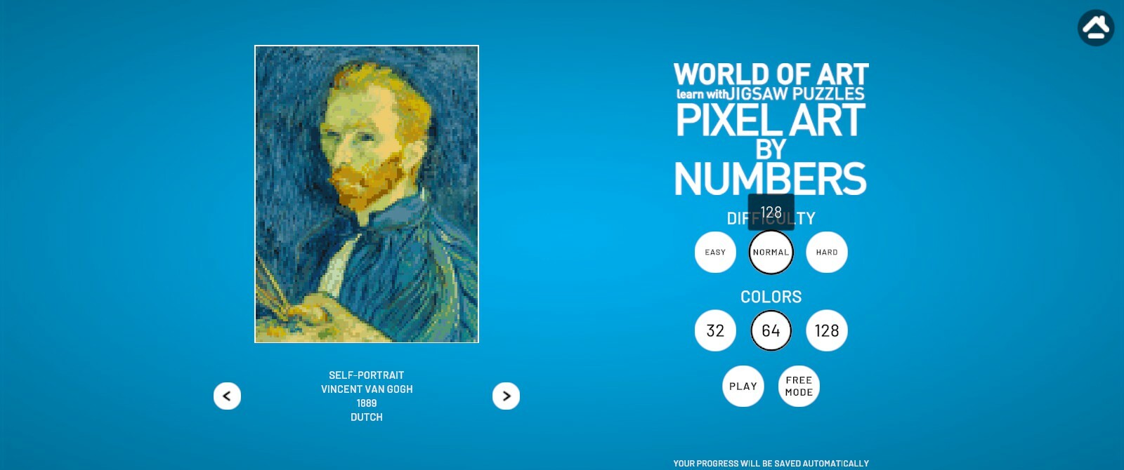 Buy World of Art - learn with Jigsaw Puzzles: PIXEL ART BY NUMBERS DLC Steam Key Default Title Steam key – fast digital delivery | Volt Keys