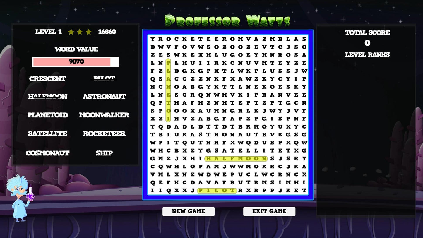 Buy Professor Watts Word Search: Space Voyage PC Steam Key Default Title Steam key – fast digital delivery | Volt Keys
