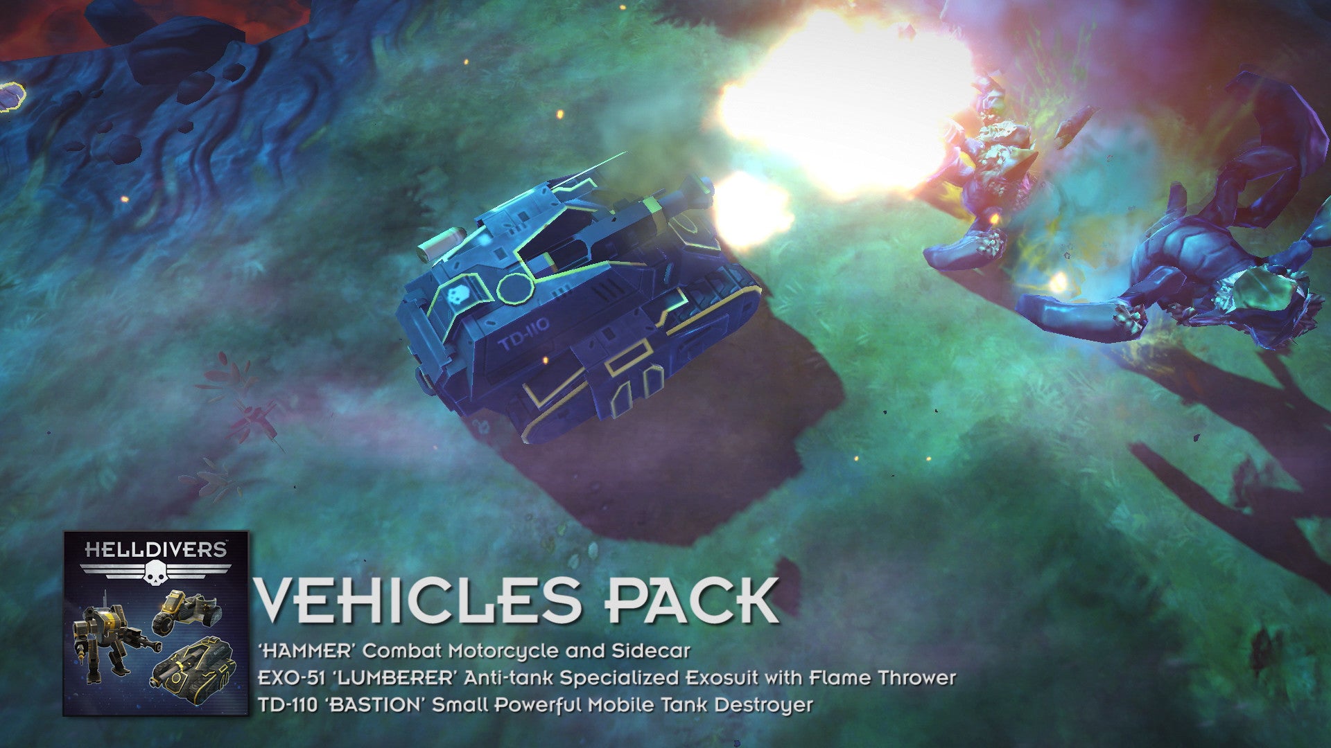 Buy HELLDIVERS - Vehicles Pack DLC Steam Key Default Title Steam key – fast digital delivery | Volt Keys